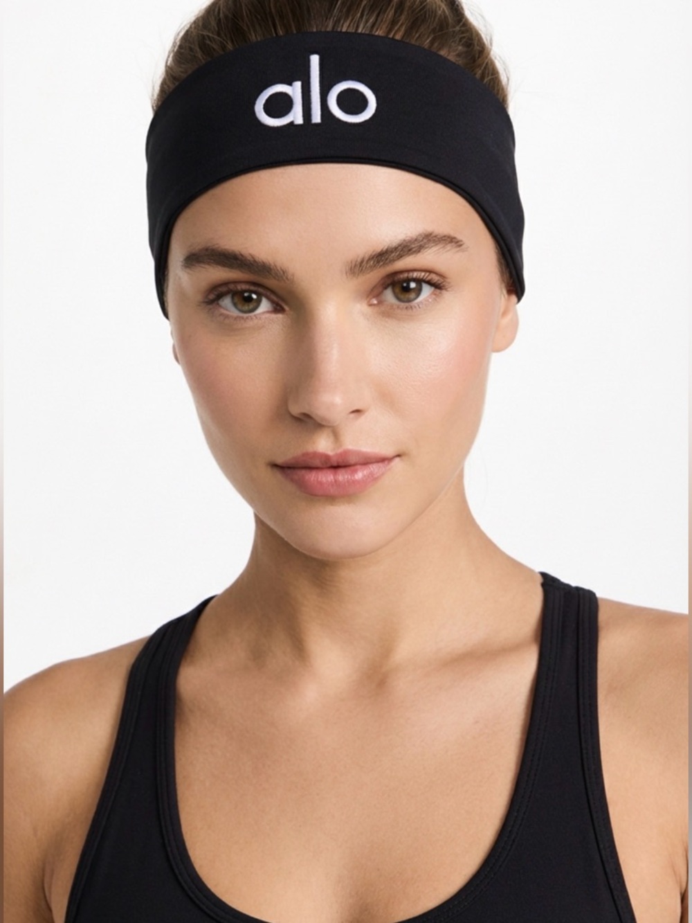 ALO Yoga Non‑Slip Black Headband